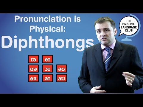 Pronunciation is Physical: Diphthongs